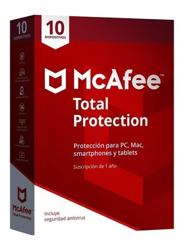 Antivirusmcafee Total Protection Para 10 Dispositivo 1 Año