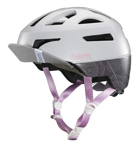 Casco Bicicleta Mujer Bern Parker C/ Visera Urbano - Ciclos