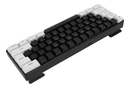 Teclado Com Fio G61 Mini Rgb Led Backlight 61 Teclas Ergonôm