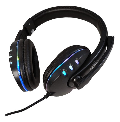 Diadema Auriculares Gamer Luces Rgb Micrófono Incorporado