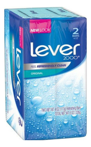 Lever 2000 Jabn De Barra Refrescante Original, Barras De 4 O