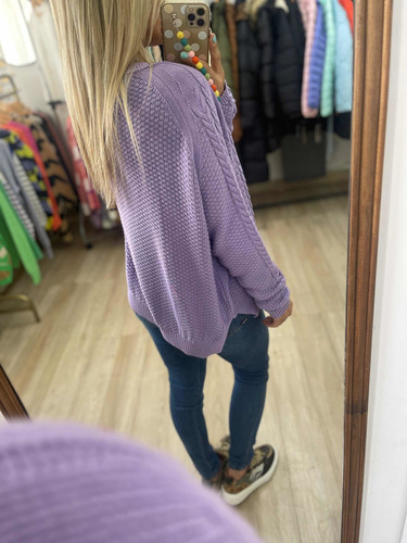 Sweater Tramado Colores Mujer The Big Shop