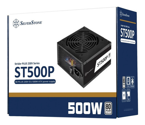 Imagen 7 de 10 de Fuente Silverstone St500p 500w Reales Certificada 80plus