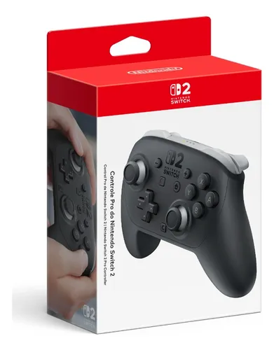 Controle Pro Do Nintendo Switch 2 Preto | Frete grátis