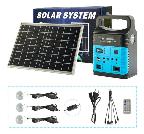 Upeor - Sistema Porttil De Generador Solar Para Emergencia,