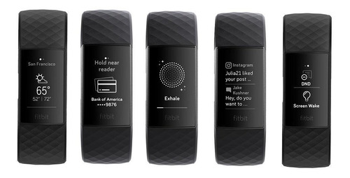 Reloj Smartwatch Smartband Fitbit Charge 4 Gps Monitor Cardi