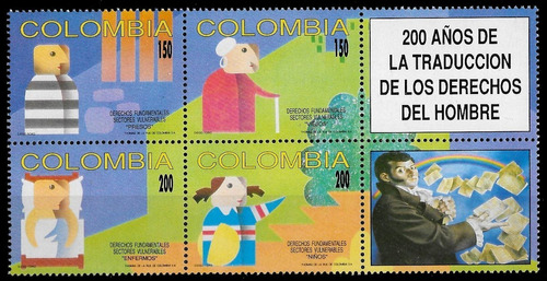 Derechos Humanos - Colombia - Serie Mint