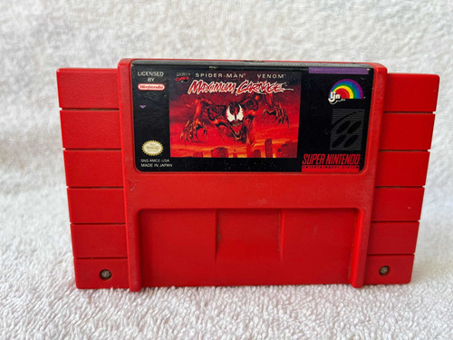 Spider Man And Venom Maximum Carnage Snes Nintendo