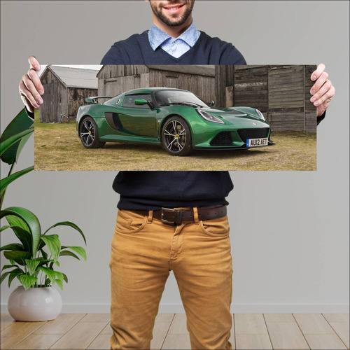 Cuadro 30x80cm Auto 2011 Lotus Exige S Auto 118