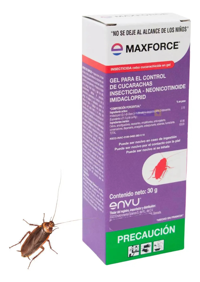 Maxforce Gel Jeringa Mata Cucarachas Veneno Para Cucarachas