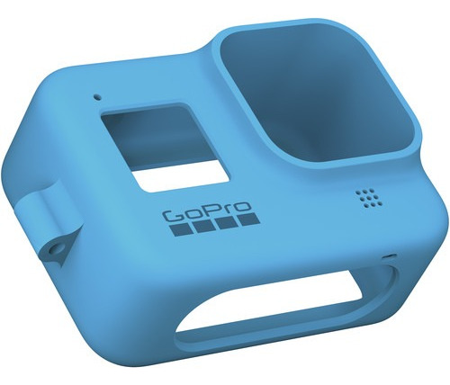 Funda Silicón + Cordón Ajustable Para Gopro Hero8 (bluebird)