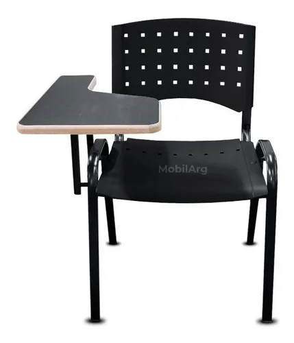 comprar Silla Pupitre Universitaria Escuela Cursos Colegios Pack X4 Color Negro
