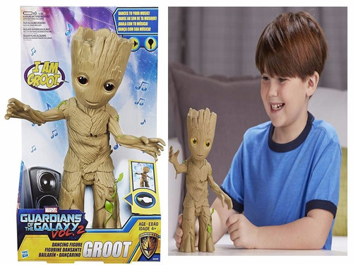 Baby Groot Guardianes Galaxia Vol 2 Baila Musica Luz Habla