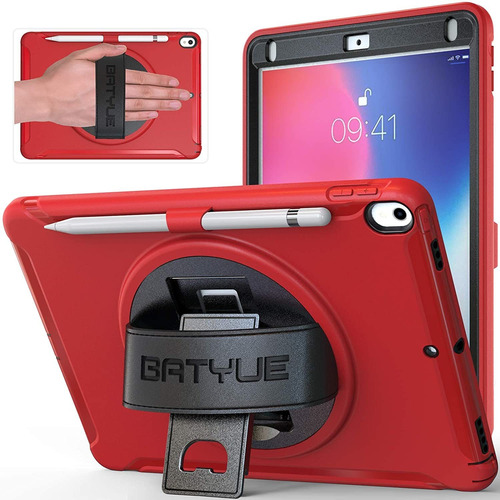 Funda Batyue Para iPad Air 10.5 2019 / iPad Pro 2017 Roja