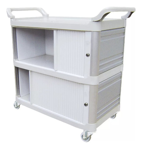 Carro Extra Triplex - Fechamento Lateral E Portas-bralimpia