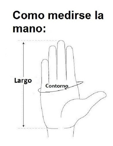 Imagen 8 de 9 de Guantes Para Moto Cuero Cabra Tallas S, M, L ,xl