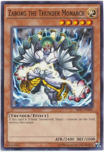 Zaborg El Monarca Del Trueno Común Yugioh