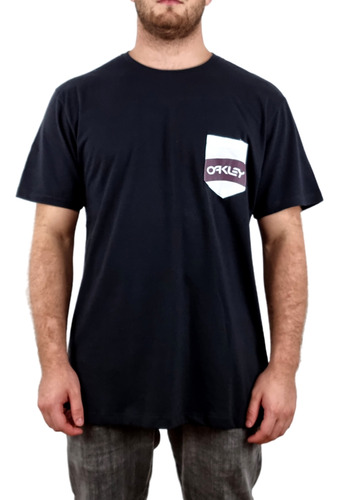 Camiseta Oakley Fp Arcade Pocket Jet Black