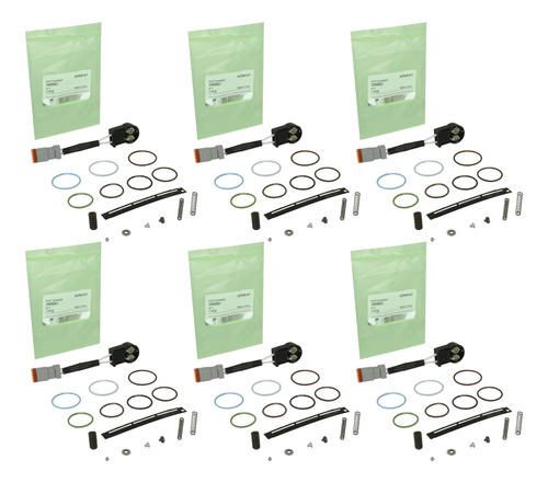 6 Kits De Servicio De Inyector Diesel Para L10 M11 Cummins