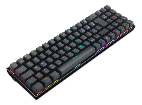 Teclado USB para jugadores Zed Pro Rgb Switch Brown Redragon
