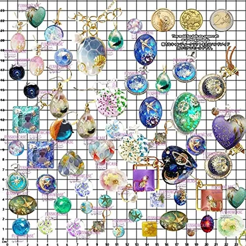 Funshowcase Molde De Silicona Para Joyas Cabujón Forma Oval