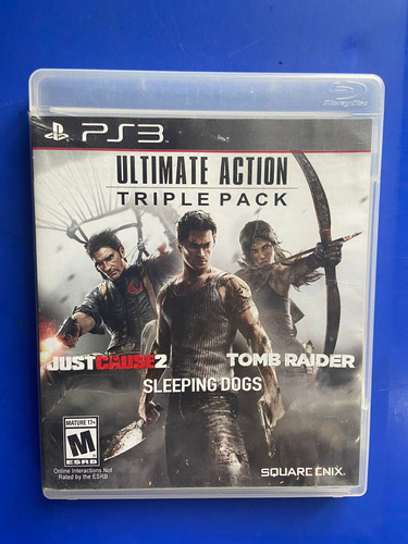 Ps3 Fisico Ultimate Action Triple Pack Just Cause2 , Sd Tomr