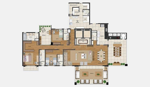 Imagem 24 de 24 de Moema 4 Suites 4 Gars Maravilhoso Permuta/financia - Ap1043