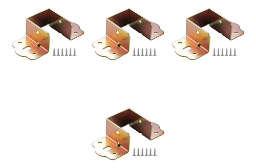 Soporte De Riel De Cama De 4 Piezas Bisagra De Cama 40 Mm