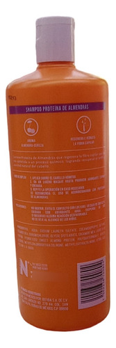 Shampoo Proteinas De Almendras 1l Nefertiti