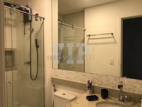 Imagem 16 de 30 de Apartamento Duplex A Venda Com 2 Dormitórios Vista Para O Mar Na Pompéia Em Santos - Ap00907 - 70711772