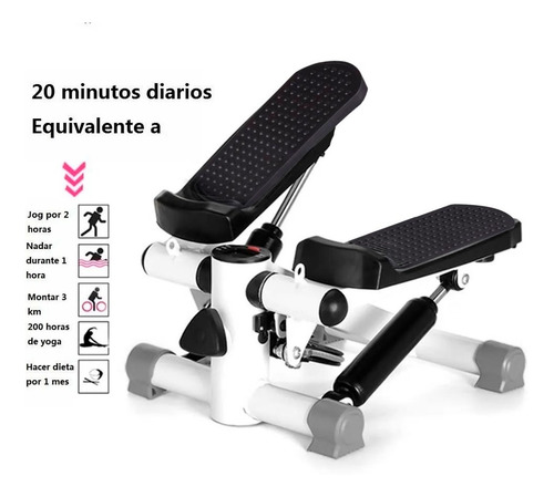 Imagen 7 de 9 de Mini Stepper Escaladora Con Bandas De Resistencia
