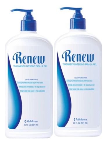 2crema Renew Melaleuca Para Piel Seca +regalo C/ Dispensador