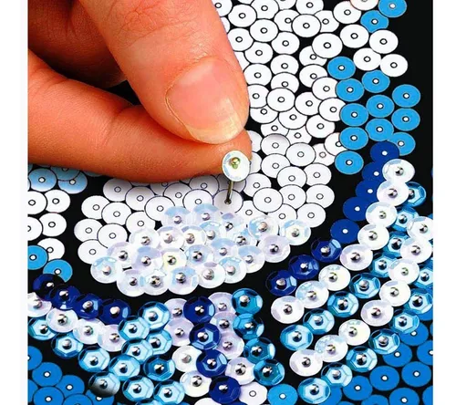 Sequin Art Rojo Sparkling Craft – kit De Ima