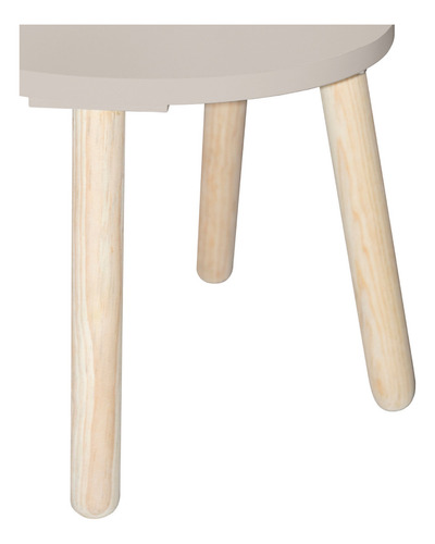 Silla Para Niños Y Niñas Con Forma De Estrella - 7 Acabados Color Gris