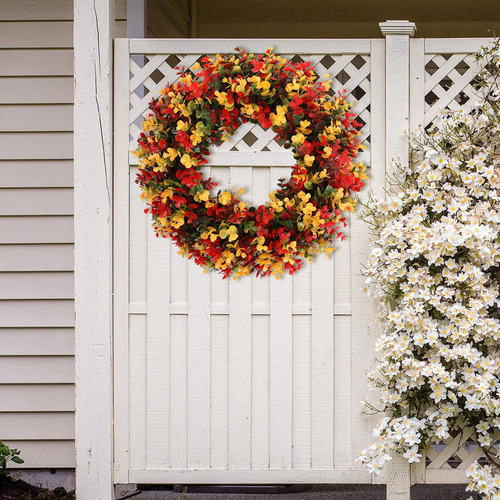 M Corona Navidad Para Decoración Pared Grande Estilo B