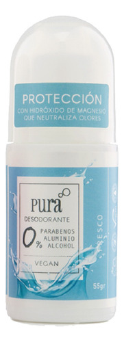 Desodorante Natural Pura Soap Fresco/aqua Sin Aluminio