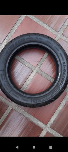 Pneu De Moto. Pneu 130/70/13. Michelin City Grip 2 Traseiro (Usado)