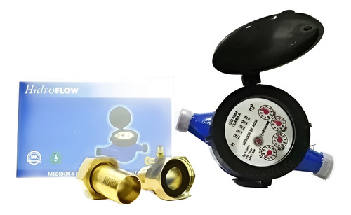 Medidor De Agua Remarcador 1 Pulgada Con Colas //nz