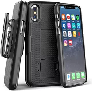 Funda Con Clip Para Cinturón Para iPhone X Duraclip Slim