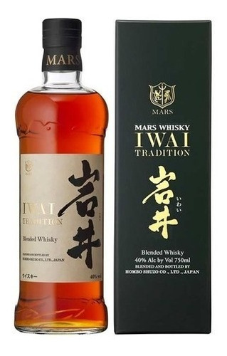 Whisky Mars Iwai Tradition 750ml importado Japón con estuche