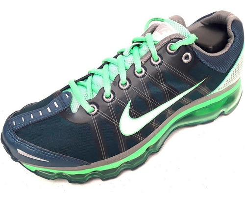 Tenis Nike Air Max 2009 Running Suela 360 Blue \u0026 Verde Neon | Mercado Libre