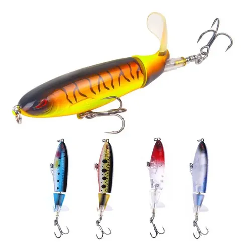 Señuelos De Pesca 4 Piezas 9 Cm 60 G | Cebos Artificiales Para Agua Dulce Y Salada | Lubina, Perca, Lucio, Trucha | Metal Reflectante