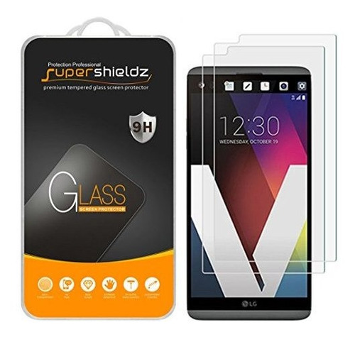 Protector De Pantalla, (2 Pack) Supershieldz Para LG V20 Vid