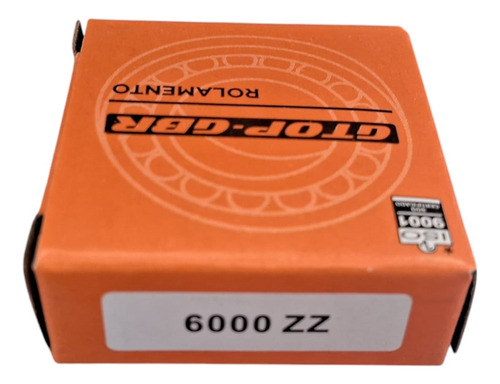 Rolamento 6000 Zz Gbr Medidas 10x26x8 Cor Cinza