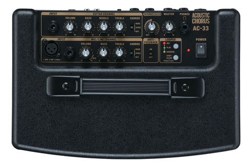 Imagem 6 de 9 de Amplificador Roland Ac-33 Para Violão E Voz Acoustic Chorus