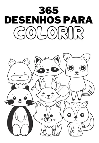 365 Desenhos Para Colorir - Arquivos Prontos P/ Imprimir Pdf | MercadoLivre
