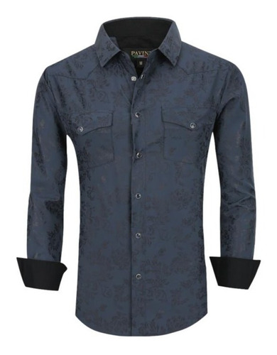 Camisa Vaquera Caballero Marca  Pavini Ls022-003