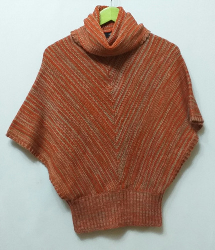 Buzo Tipo Poncho En Acrílico Talle Xl, Cataleya 