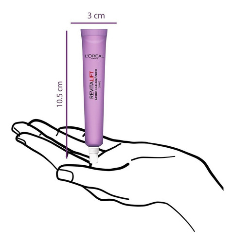 Contorno De Ojos L'oréal Paris Revitalift Ácido Hialurónico Tipo de piel Normal