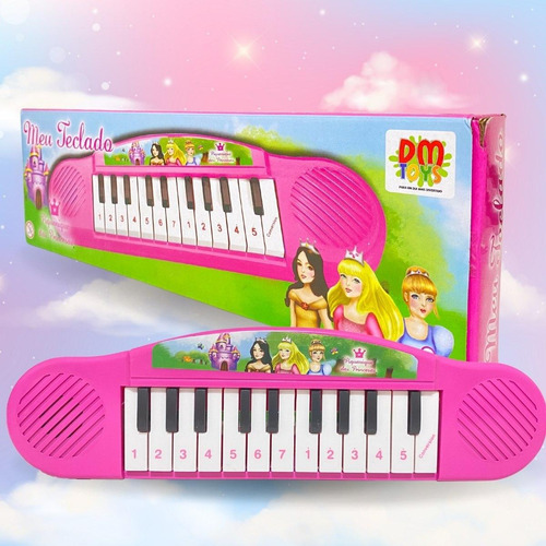 Piano infantil, colores vibrantes, alta calidad, 32 cm